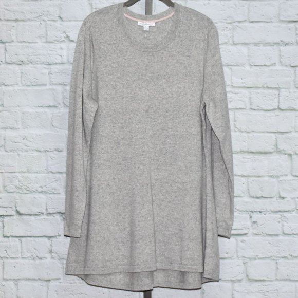 Isaac Mizrahi Sweaters - 2-Ply Cashmere Peplum Tunic Sweater